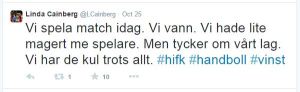 2014-10-27 @LCainberg HIFK-Atlas